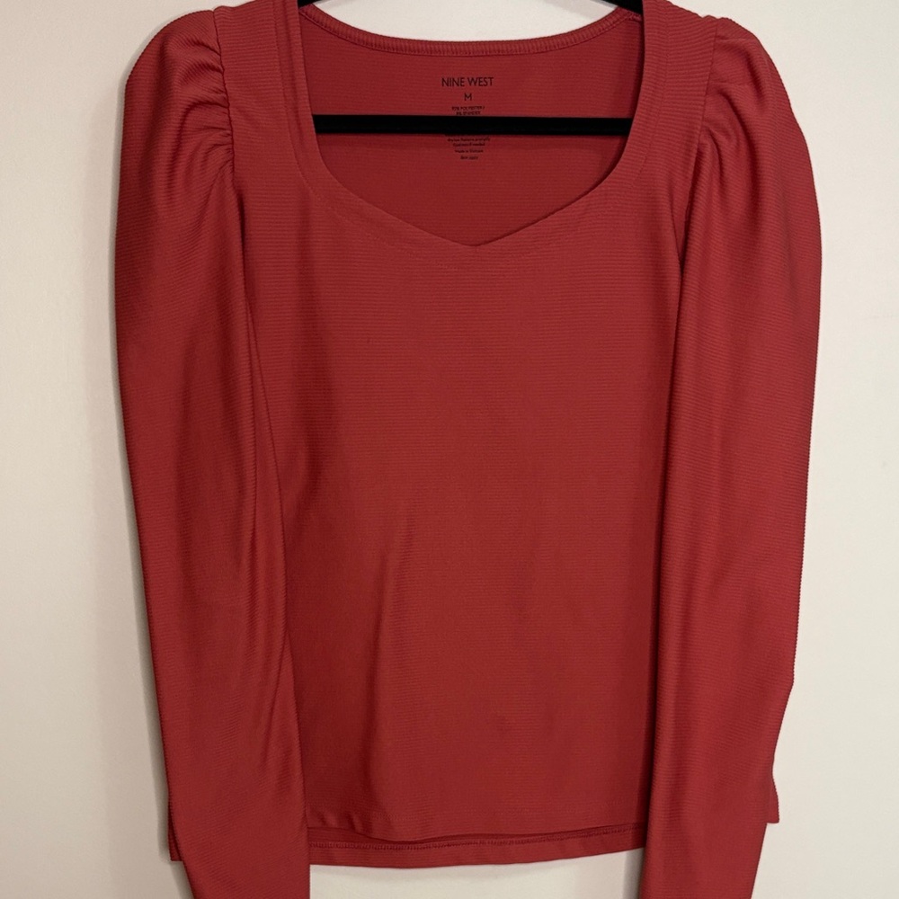 Nine West Women's Stylish Pink Top